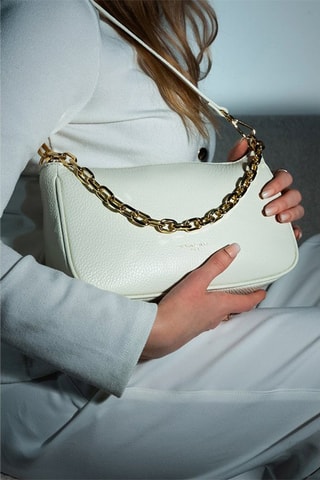 Bolso de piel Paola - Blanco