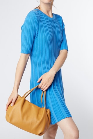 Bolso de piel Allegra - Marrón