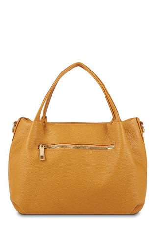 Bolso de piel Allegra - Marrón