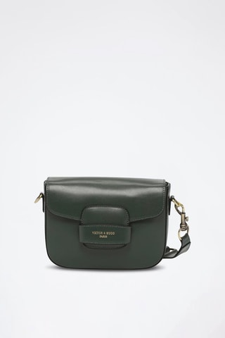 Bandolera de piel Eliane - Verde
