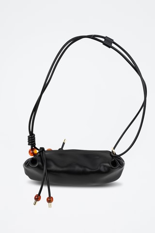 Bolso de piel Aina  - Negro