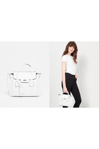 Bolso de piel Jany - Blanco