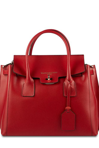 Bolso de piel Jane - Rojo