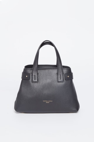 Bolso de piel Luna - Negro