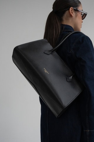 Bolso de piel Oxa - Negro
