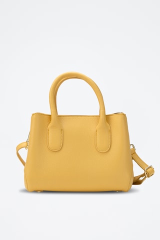Bolso de piel Alba - Amarillo