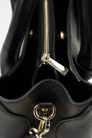 Bolso de piel Alba - Negro