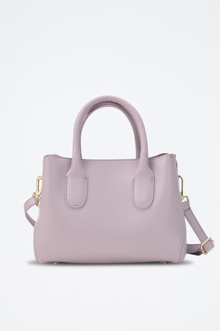 Bolso de piel Alba - Violeta