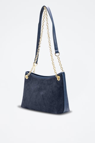 Bolso de piel Mia - Azul