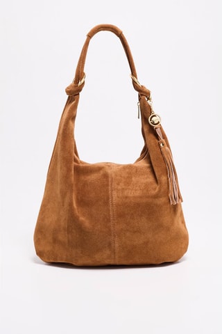 Bolso de nobuk Naia - Marrón