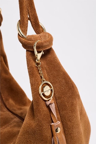 Bolso de nobuk Naia - Marrón