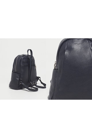 Mochila de piel Acia - Azul