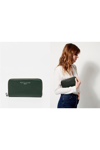 Cartera de piel Kaya - Verde