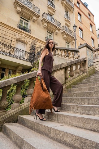 Bolso de piel Sorrel - Marrón