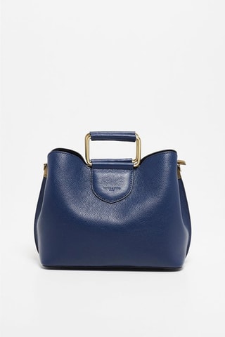 Bolso de piel Biana - Azul