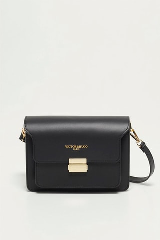 Bandolera de piel Chanon - Negro