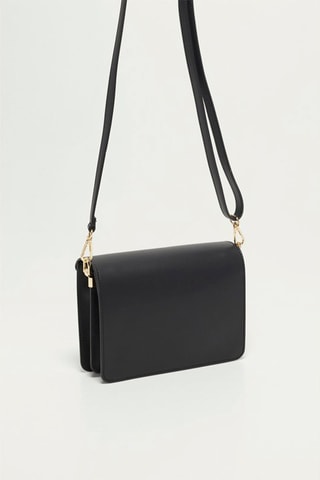 Bandolera de piel Chanon - Negro