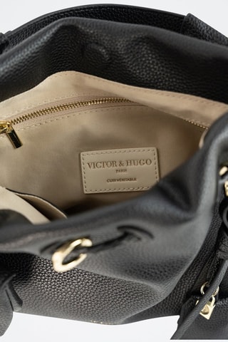 Bolso de piel Yera - Negro
