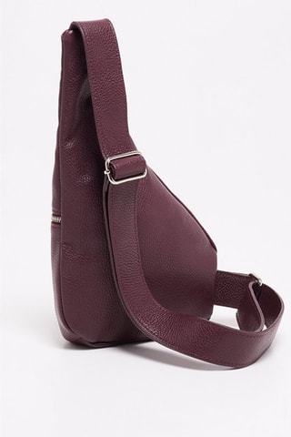 Riñonera de piel Balt - Violeta