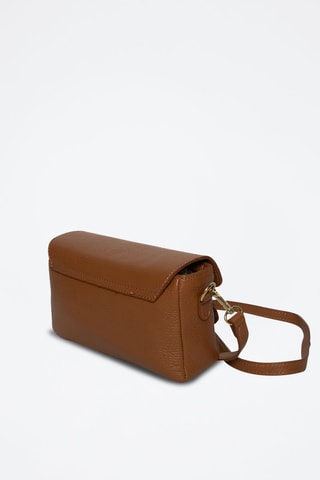 Bandolera de piel Lyana - Marrón