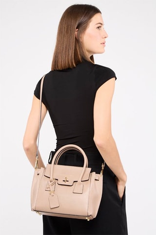 Bolso de piel Jane - Rosa