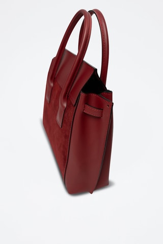 Bolso de nobuk Janebi - Rojo
