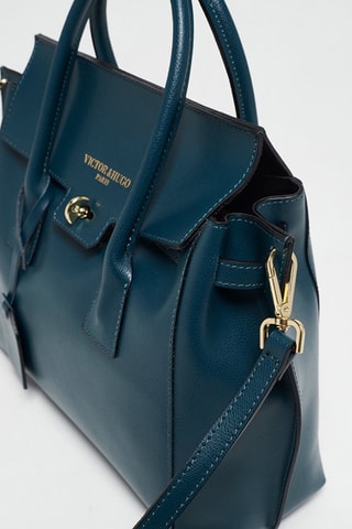 Bolso de piel Jane  - Azul