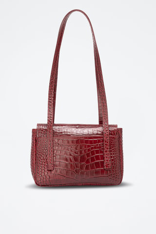 Bolso de piel Scarlet - Burdeos