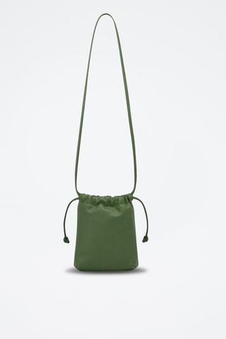Bandolera de piel Leif - Verde