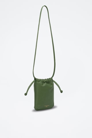 Bandolera de piel Leif - Verde