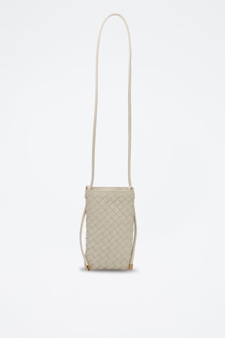 Bandolera de piel Clover - Crudo