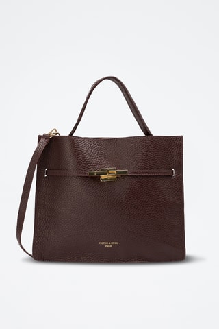 Bolso de piel Freda - Burdeos