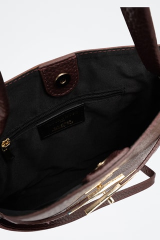 Bolso de piel Freda - Burdeos