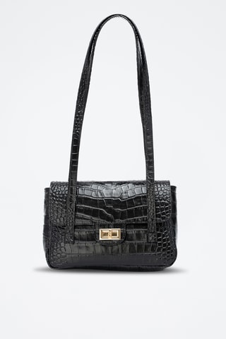 Bolso de piel Scarlet - Negro