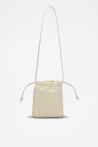 Bandolera de piel Leif - Beige