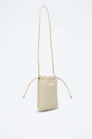 Bandolera de piel Leif - Beige