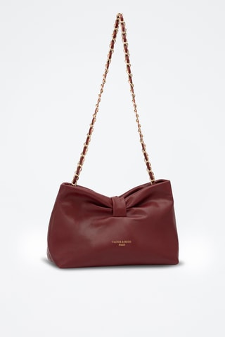 Bolso de piel Oren - Burdeos