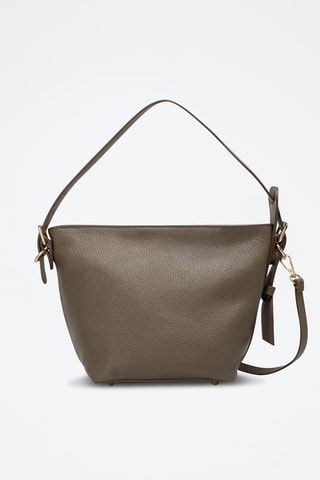 Bolso de piel Aven - Topo