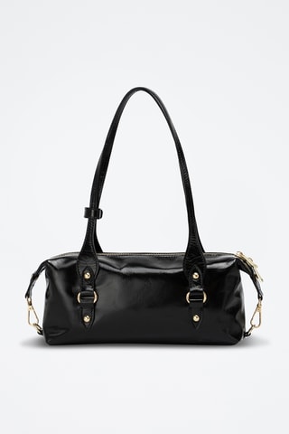 Sac porté épaule en cuir Colby - Noir