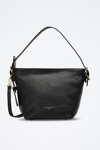 Bolso de piel Aven - Negro