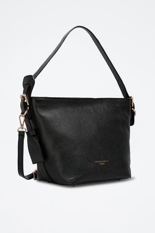 Bolso de piel Aven - Negro