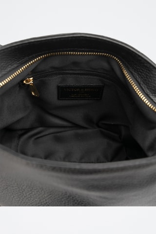 Bolso de piel Aven - Negro