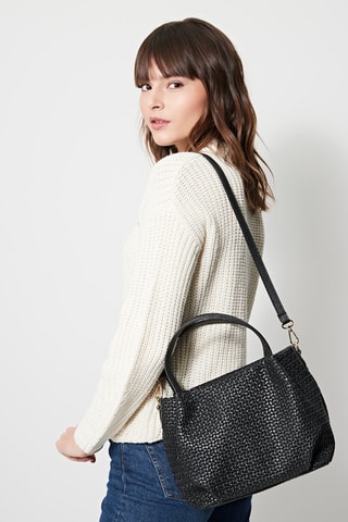 Bolso de piel Elsa - Negro