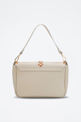Bandolera de piel Rima - Camel y beige