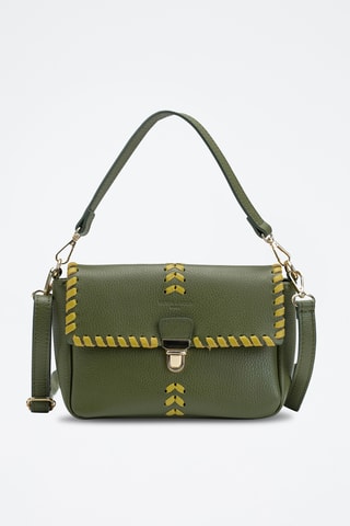 Bandolera de piel Rima - Verde