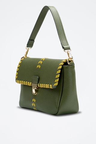 Bandolera de piel Rima - Verde