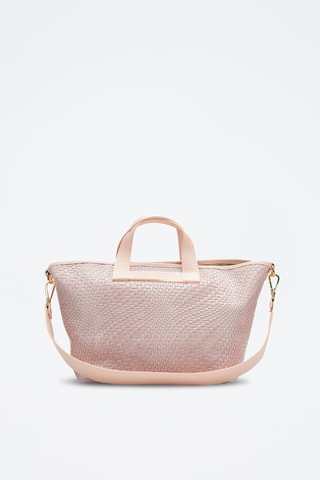 Bandolera de piel Monaco - Rosa