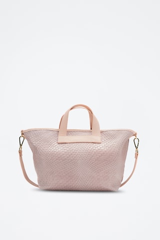 Bandolera de piel Monaco - Rosa