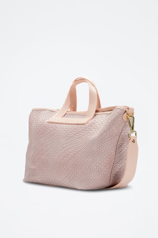 Bandolera de piel Monaco - Rosa