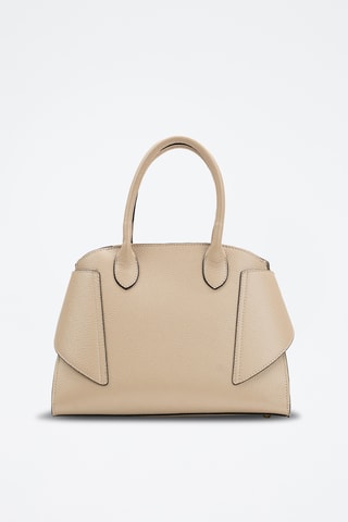 Bandolera de piel Clare - Beige